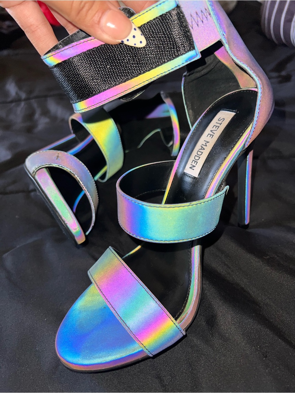 Steve Madden Felice Reflective Heel